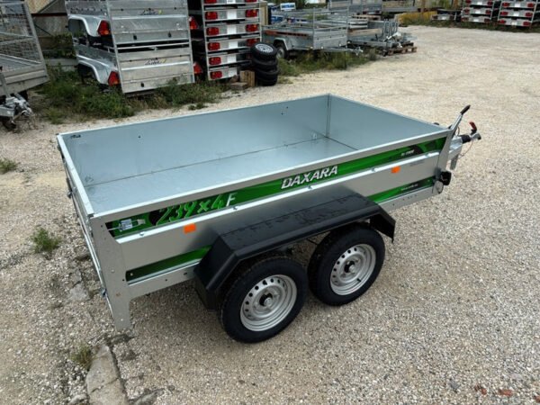 Erde Daxara 239×4 Anhänger mit Bremsen, zulässiges Gesamtgewicht 1500/1000 kg