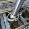 Remolque volquete trilateral Saris K3 406 x 204, 3500 kg, triple eje, con freno, ballestas