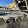 Remolque volquete trilateral Saris K3 406 x 204, 3500 kg, triple eje, con freno, ballestas