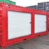 QCC.jpg 20-Fuß-Container mit 2 Sektionaltoren